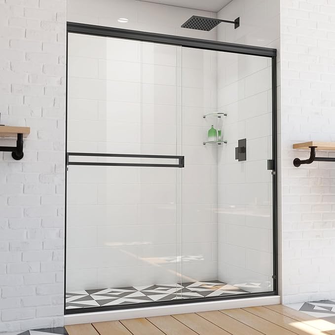 Corner shower enclosure
