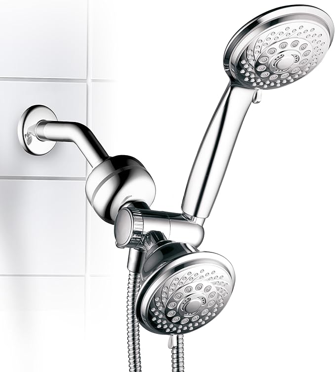 handheld shower head with hose