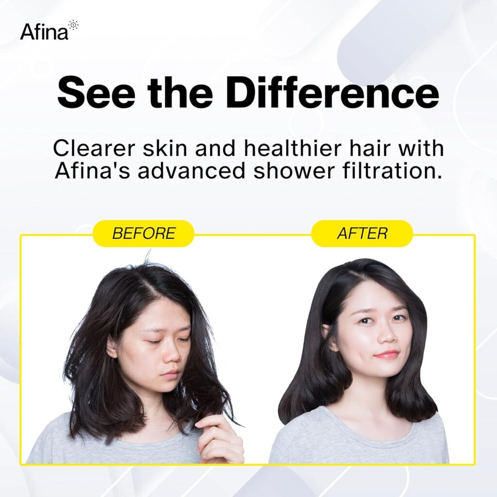 Afina Filtered Shower Head Results