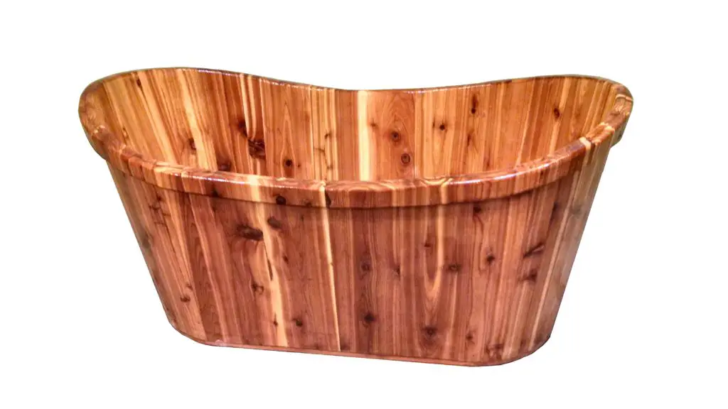 American Wood Cedar Bathtub