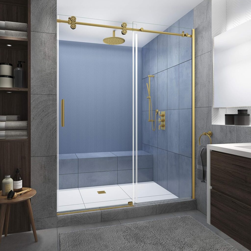 Aston SDR978EZ.UC BG 4880 L Langham shower doors for walk in showers 1