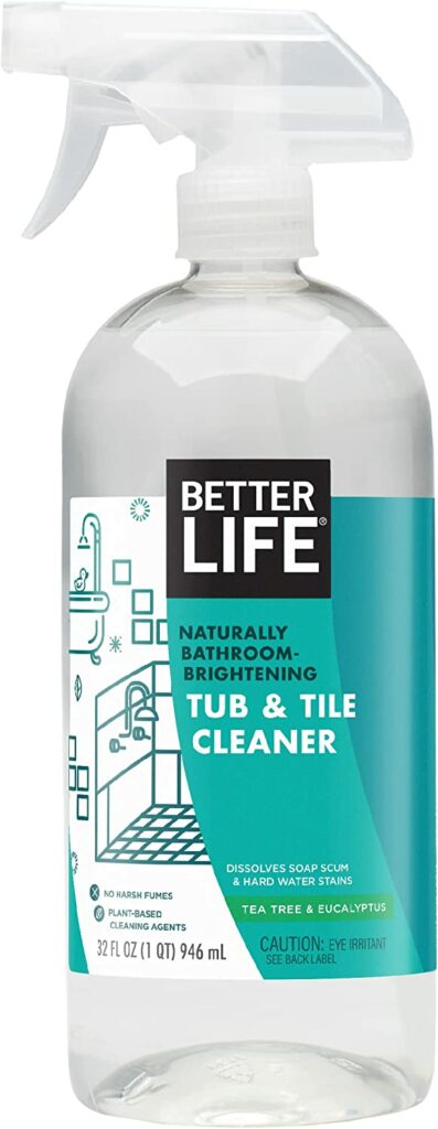 Better Life tub and tile cleaner