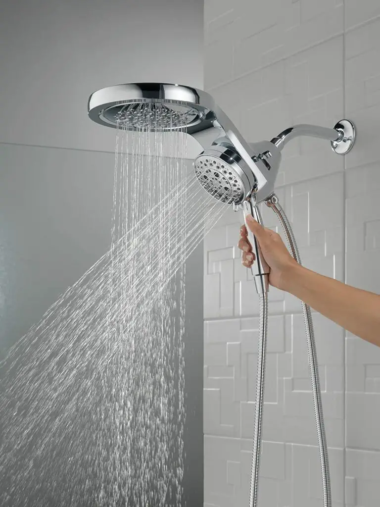 Delta Faucet Rain shower head and handheld combo