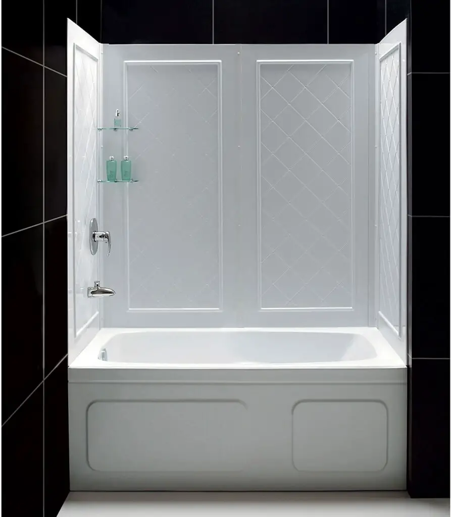 Dreamline One Piece bathtub shower combo