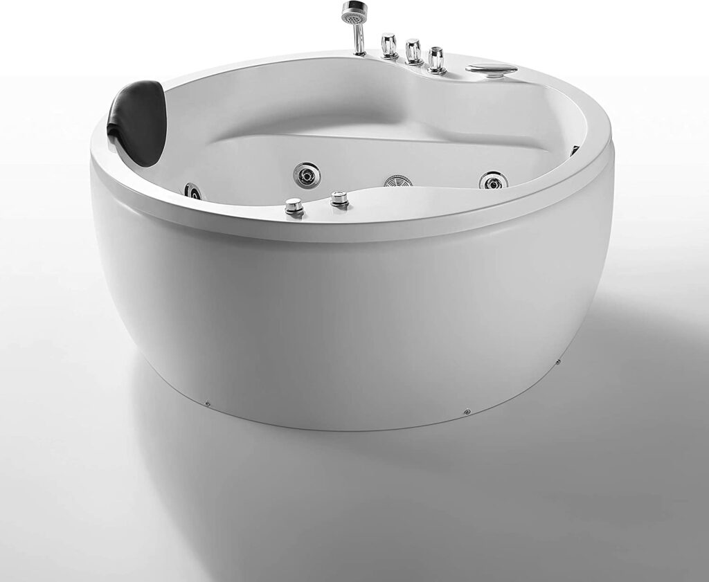 Emapava 59 inch Whirlpool japanese soaking tub