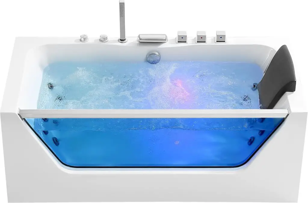 Empava Alcove Whirlpool Bathtub
