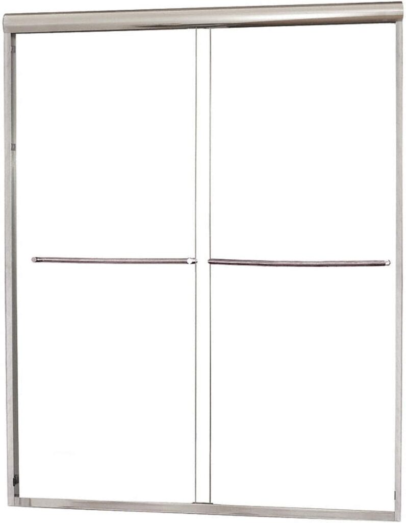 Foremost Cove Frameless Sliding Shower Door for walk in shower 1