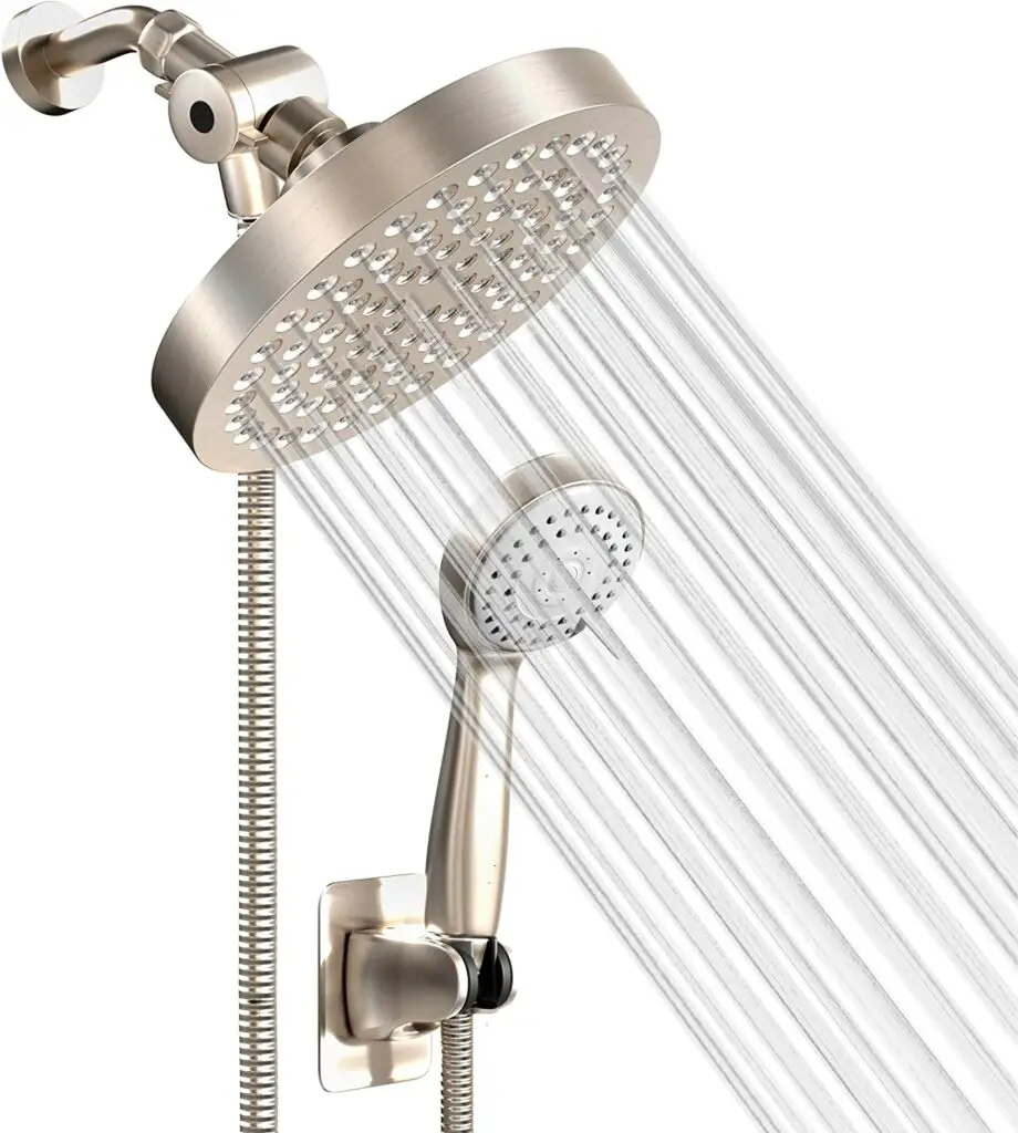 Heatsistence Shower Head with Removable flow restrictor