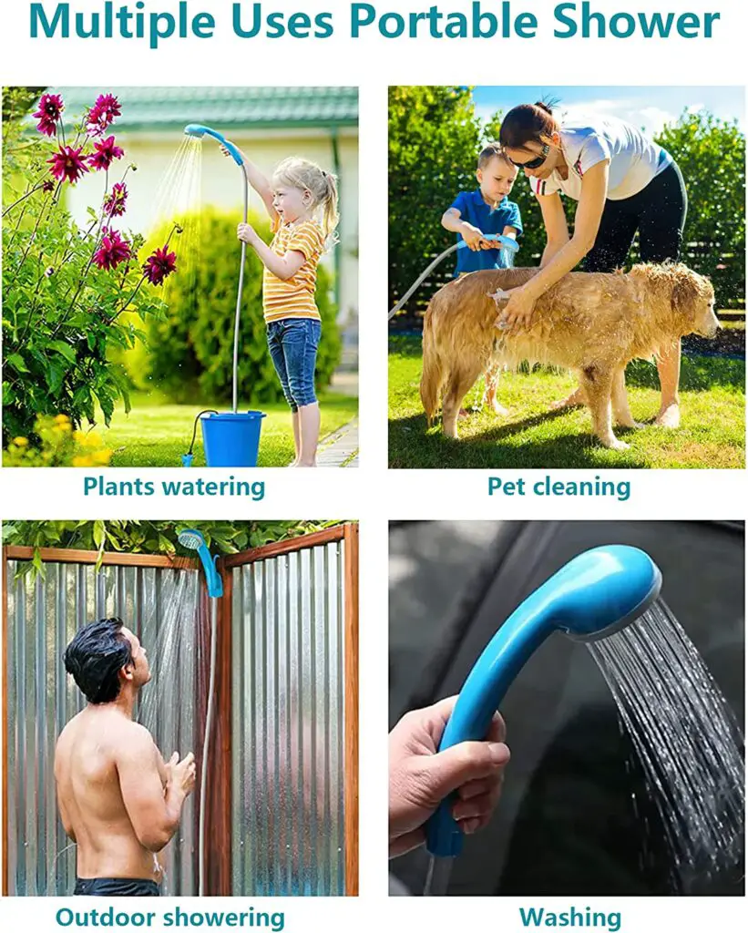 Outdoor camping shower head