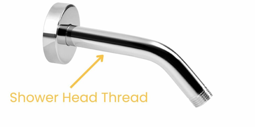 Shower head thread pictorial illustration