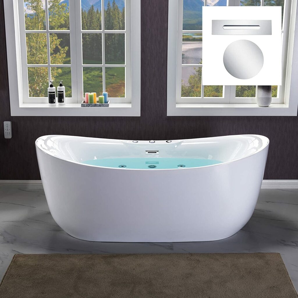 Woodbridge 71 inch jacuzzi tub Oval shape